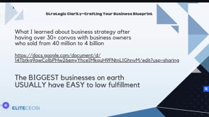 Strategic Clarity - Crafting your business blueprint