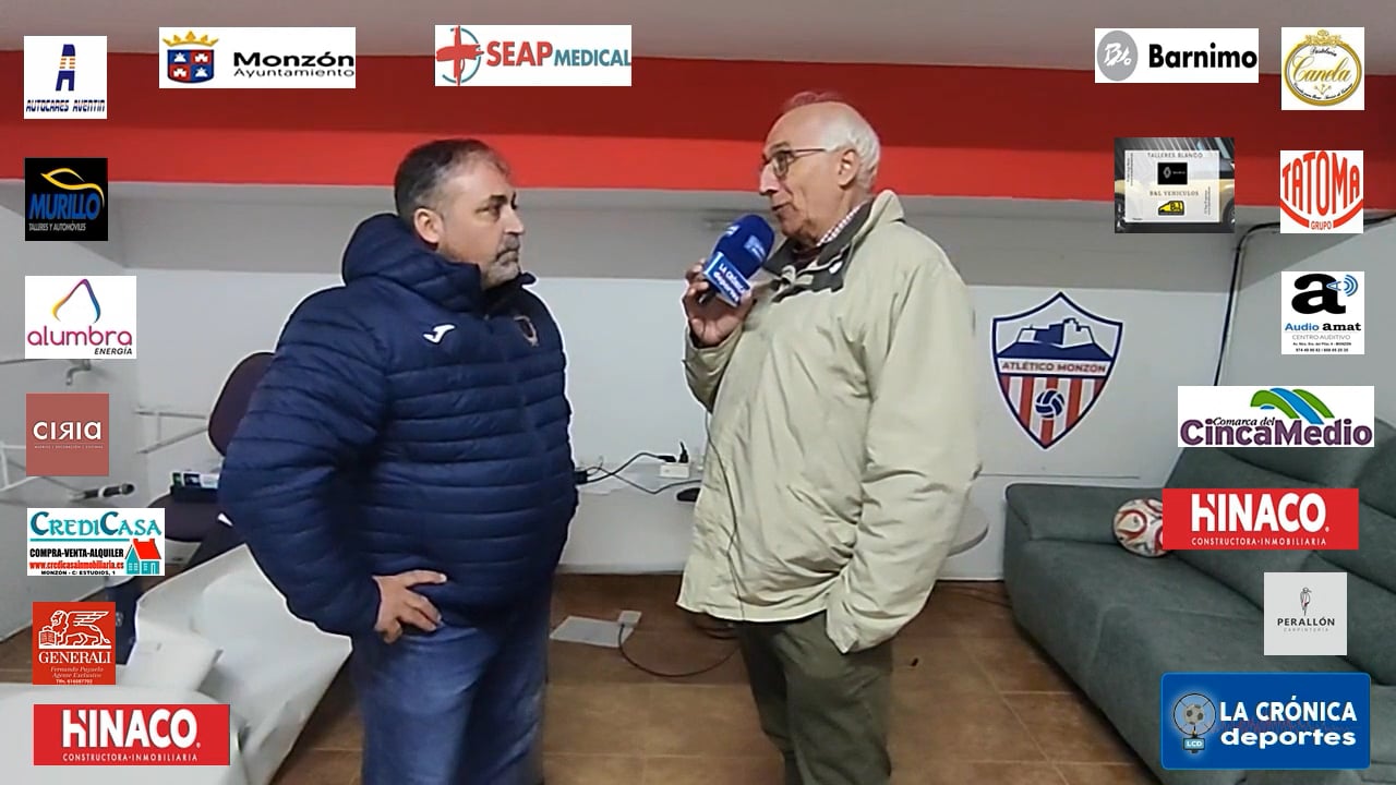 SERGIO  VALERO (Entrenador Fuentes) At Monzón Alumbra 3-0 Fuentes / J 12 / 3ª RFEF