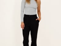 Silver one-shoulder top with lurex | My Jewellery