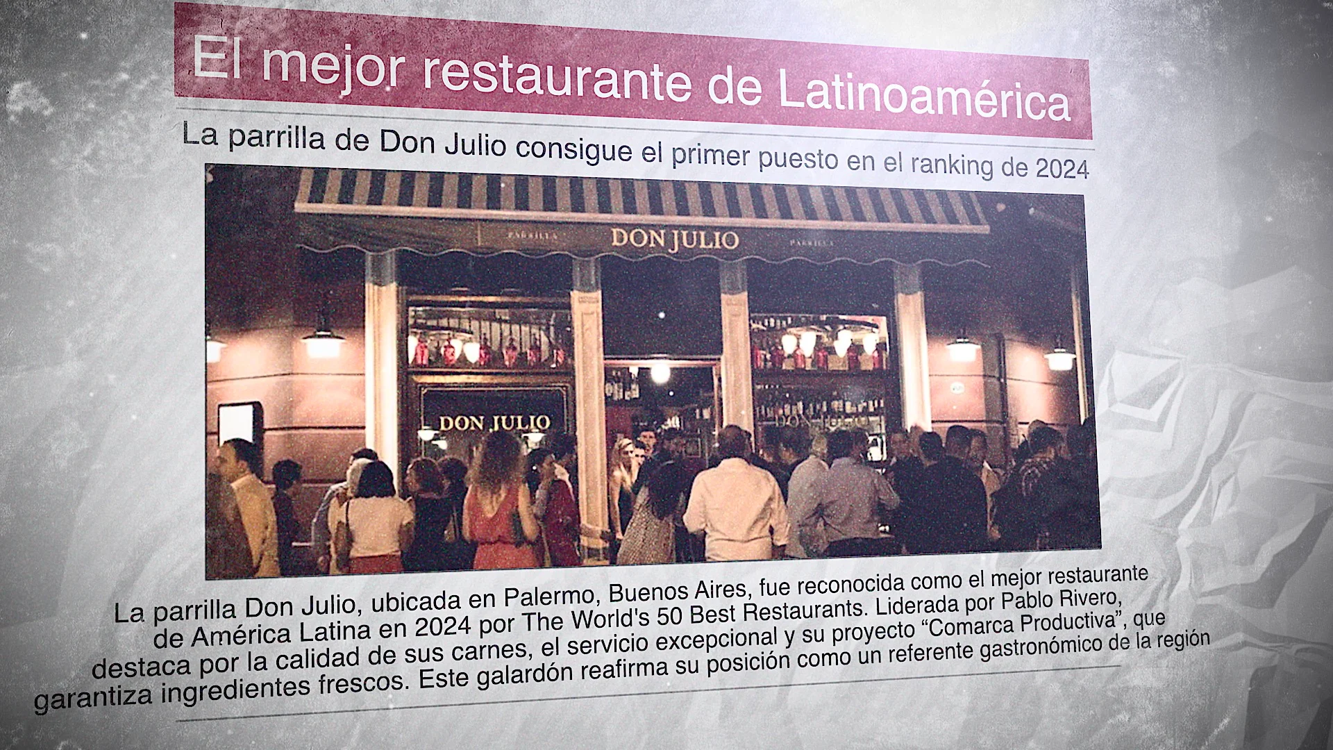 El mejor restaurante de Latinoamérica | 3 de diciembre 2024, image size:1920x1080