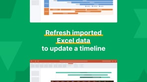 Refresh a Timeline Imported from Microsoft Excel | Office Timeline
