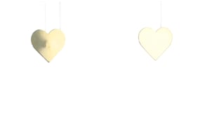 Italian 10kt Yellow Gold Heart Earrings