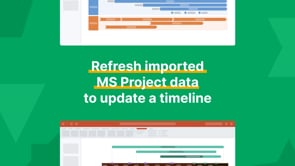 Refresh a Timeline Imported from Microsoft Project | Office Timeline