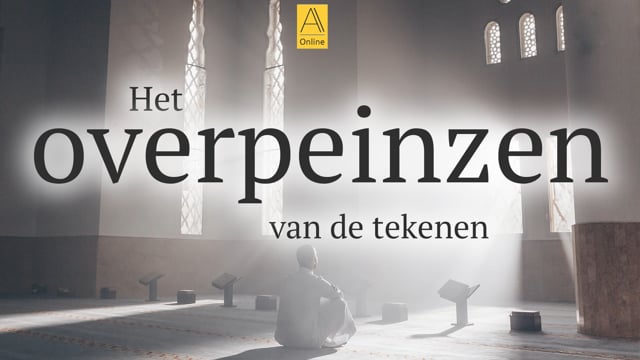 Het overpeinzen van de tekenen