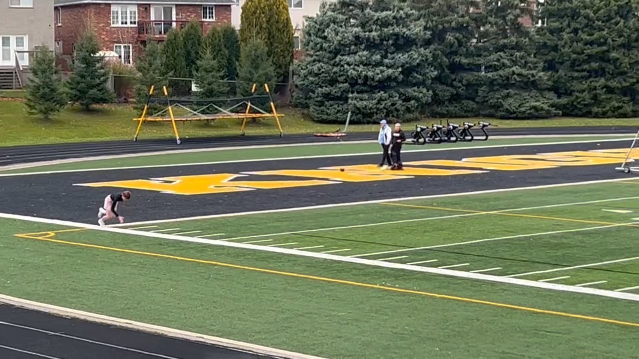 Watch PurpleShift athlete's 40 Yard Dash: 5.07 seconds