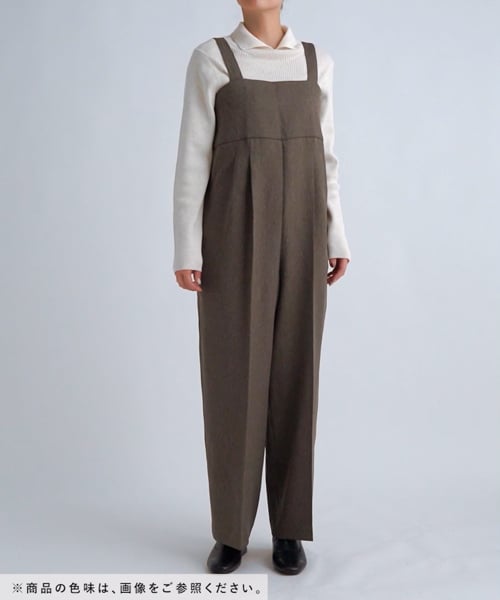 MATINEE LINE/ウールライクストレッチサロペ/152743 | [公式