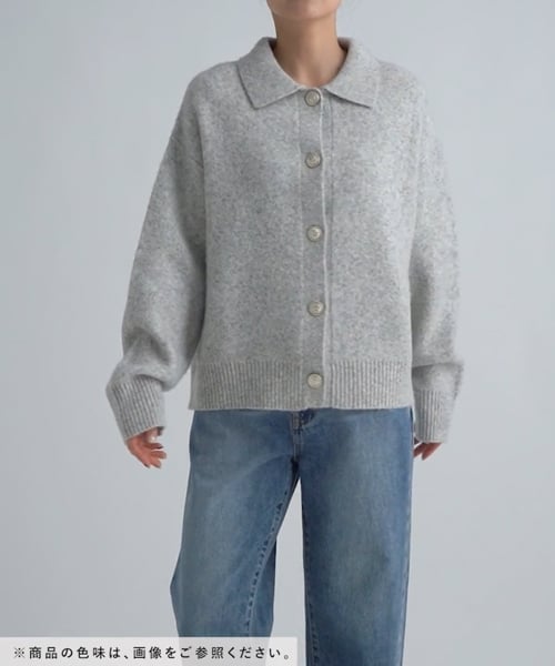 ユナヒカ 丸衿ポロニット