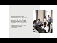 Module 1: Introduction to Coaching and Mentoring