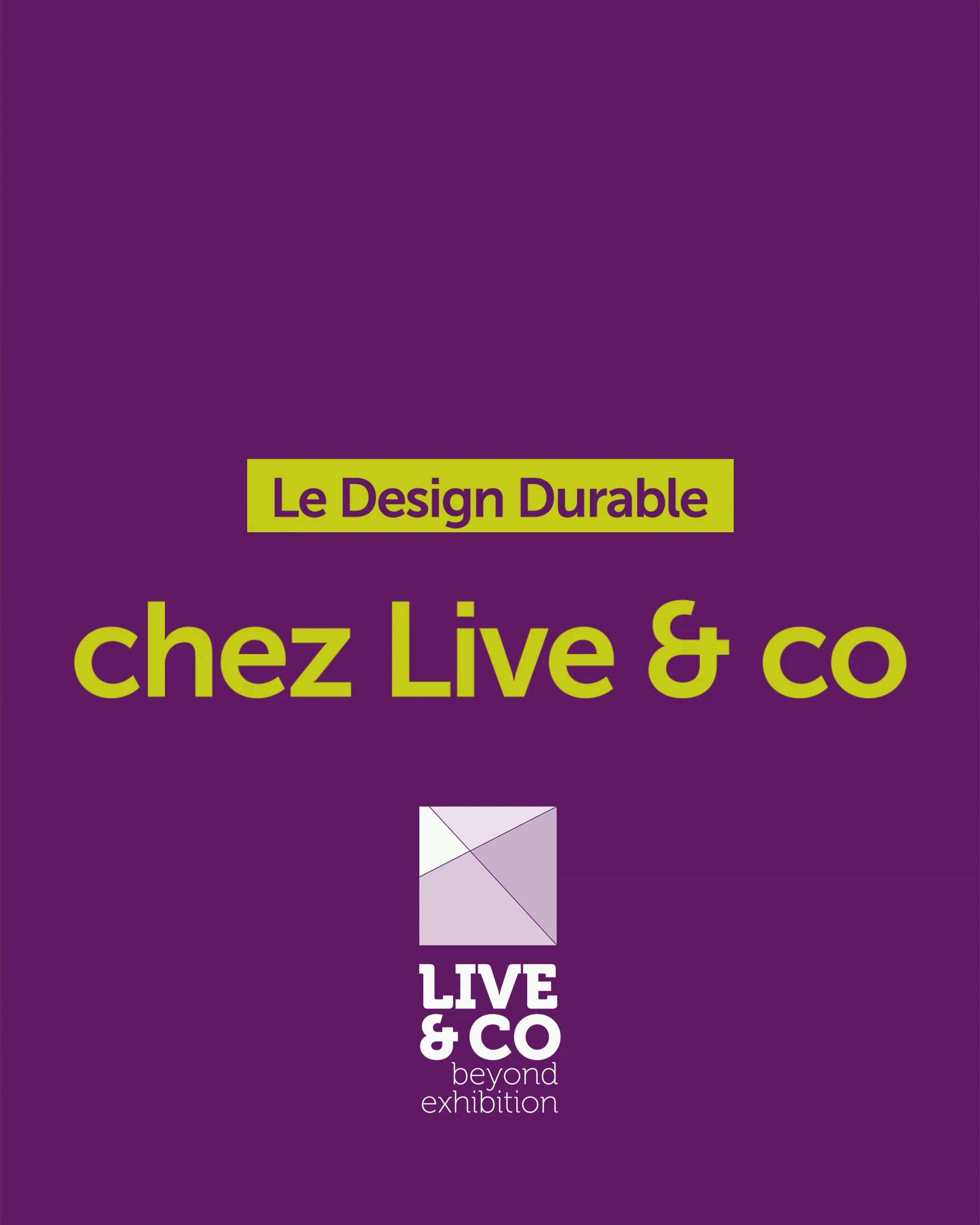 Le design durable chez Live & co