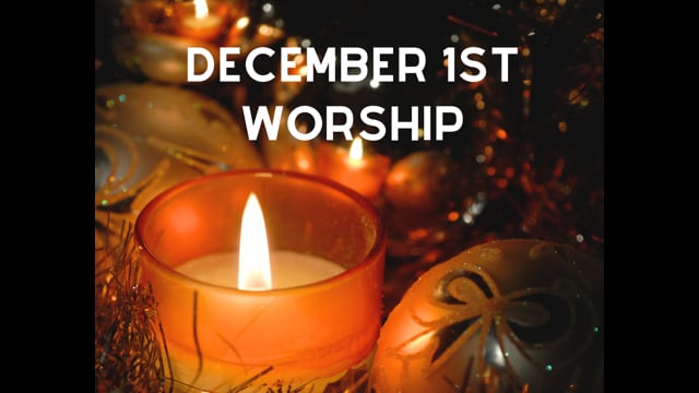 December 1st Sermon
