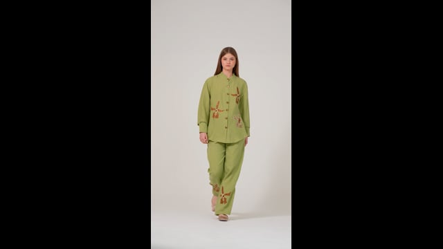 Calça Leopard Orchid Verde