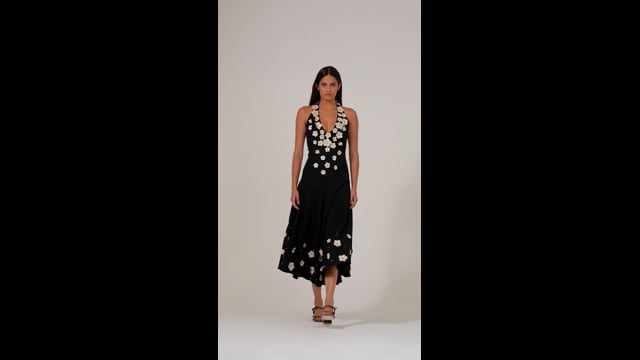 Vestido Frente Unica Flores