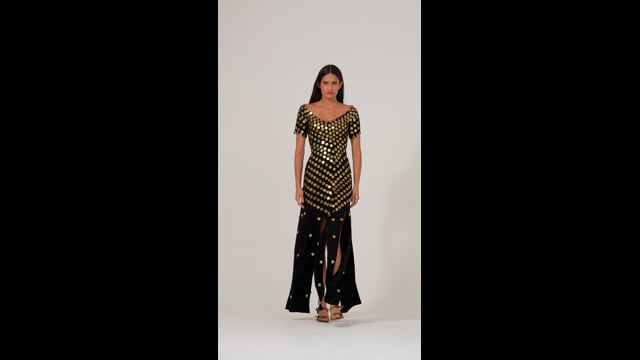 Vestido Veneza Moedas