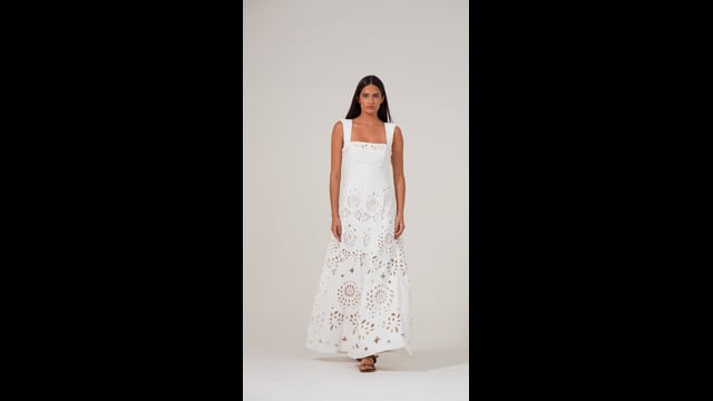 Vestido Laser Longo