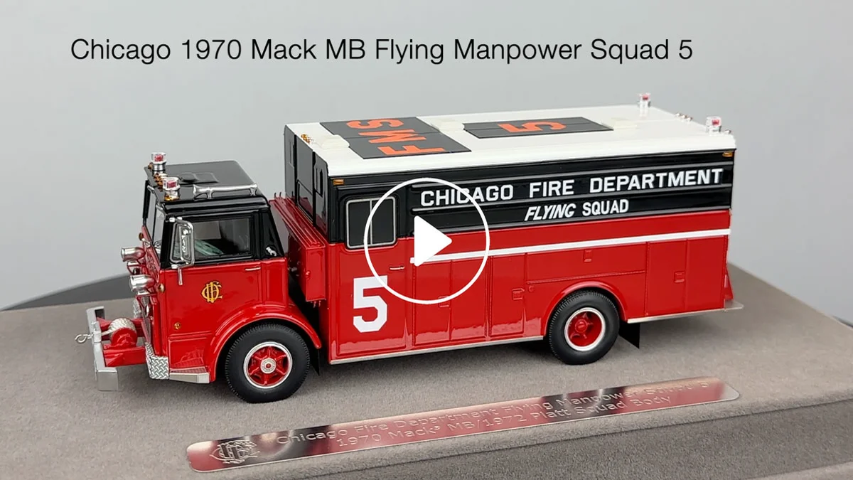 Fire Replicas Chicago Fire Department 1970 Mack MB/1972 Platt