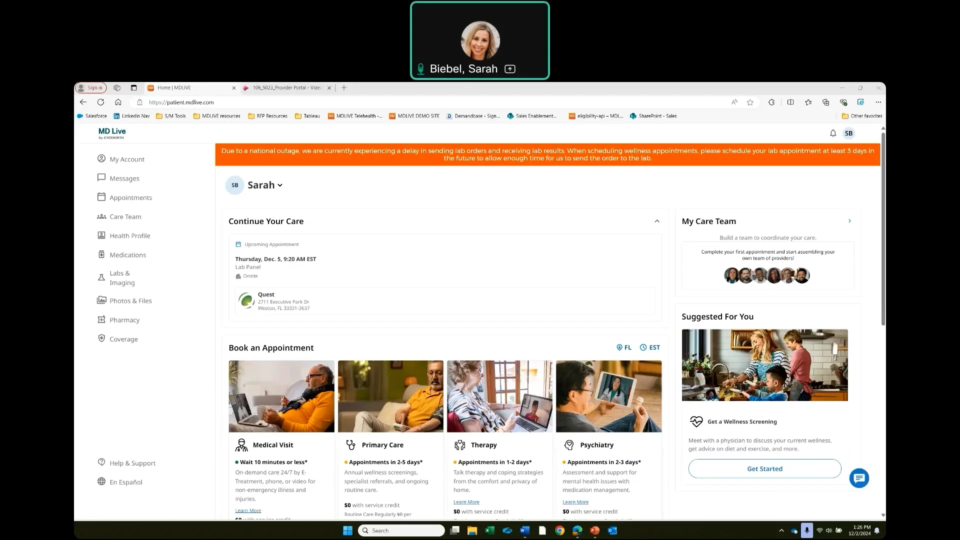 MD Live Video Demo