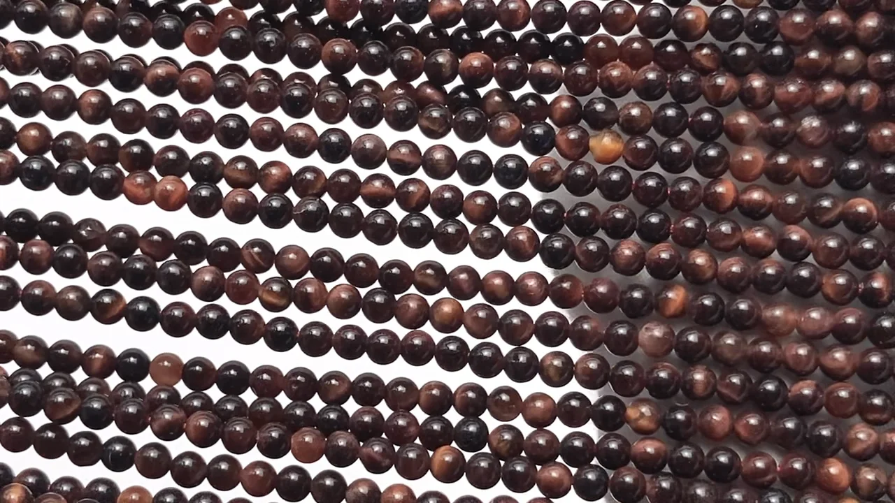 レッドタイガーアイ 極小ラウンド2mm ｜天然石ビーズの卸問屋・通販 
