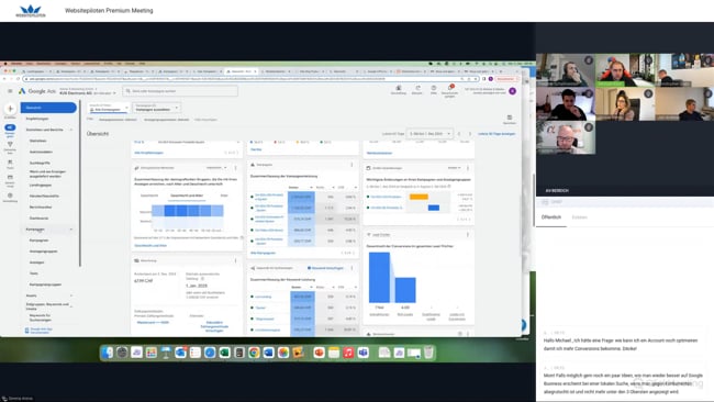 Optimierung von responsiven Anzeigen, Leadgenerierung für B2B-Kunden & bessere organische Suchergebnisse in Google My Business mit Michael Klein vom 02.12.24