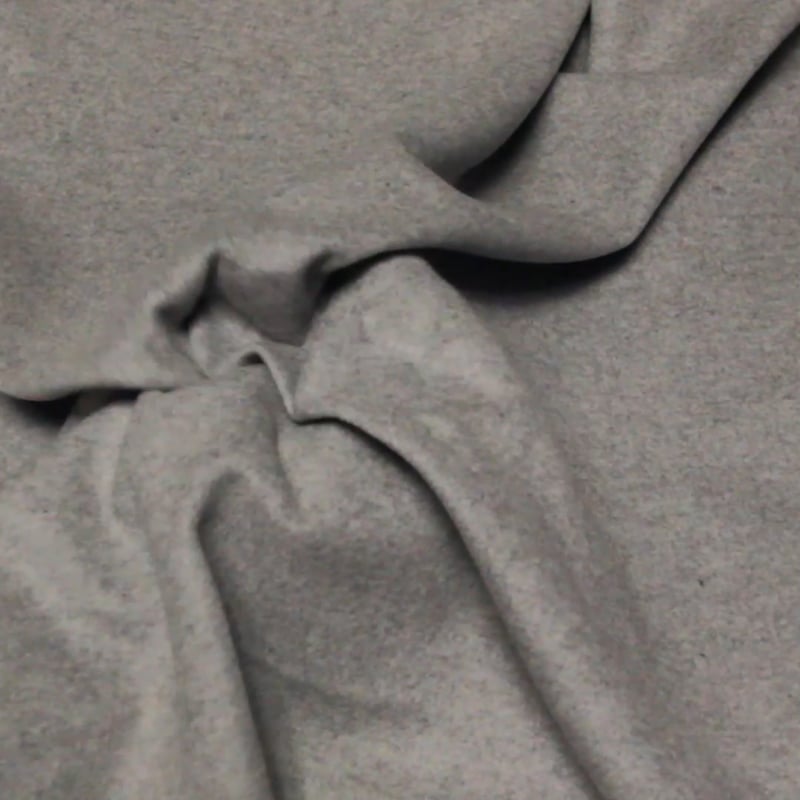 Vidéo: Velours de laine - Gris clair (Coupon de 4 mètres)