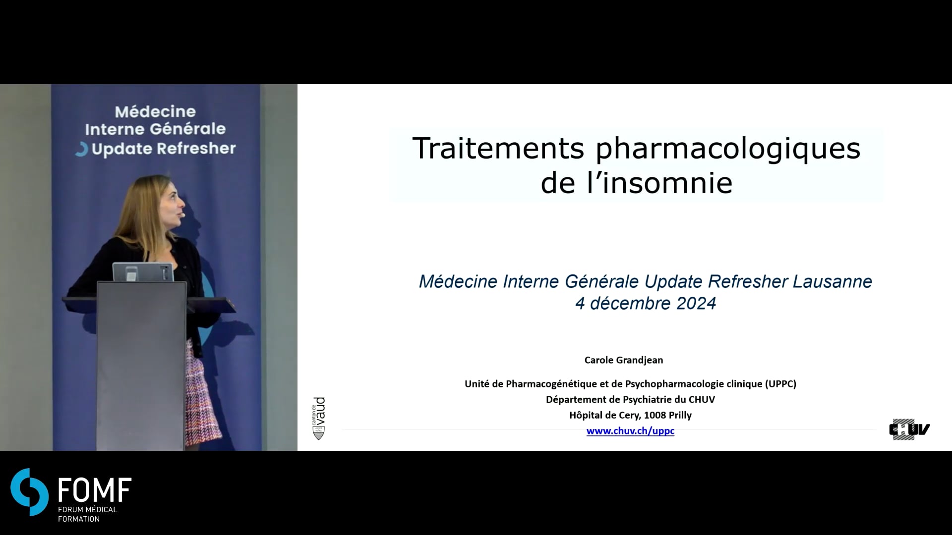 Traitements pharmacologique de l’insomnie