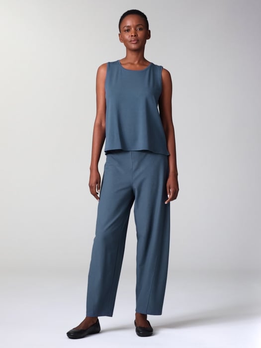 Stretch Jersey Knit Jewel Neck Tank | EILEEN FISHER Stretch Jersey Knit Jewel Neck Tank | EILEEN FISHER