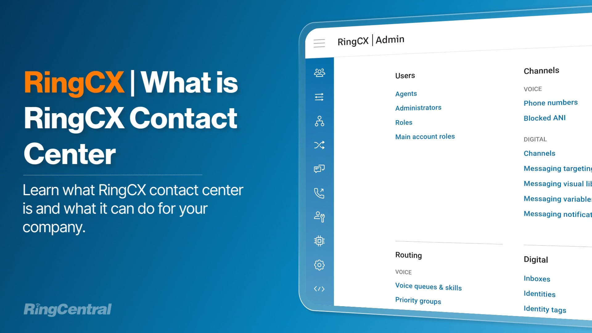 What is RingCX contact center