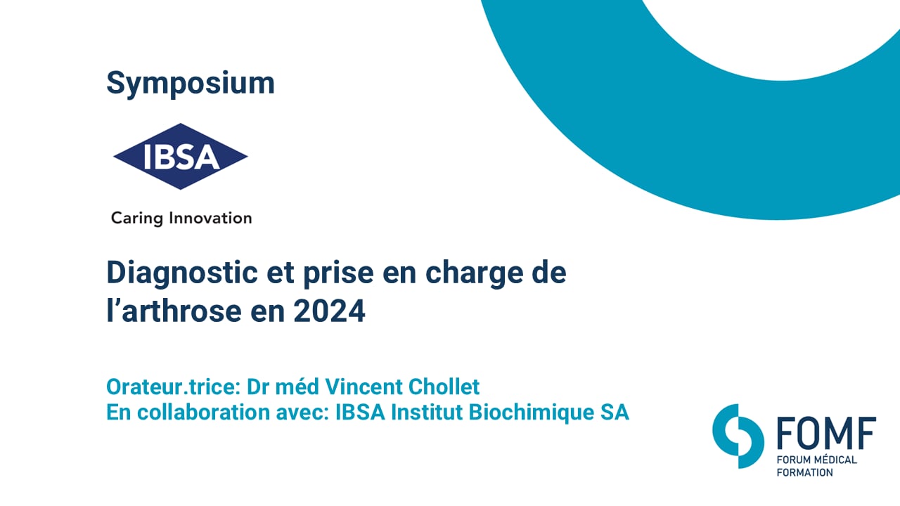 Diagnostic et prise en charge de l’arthrose en 2024