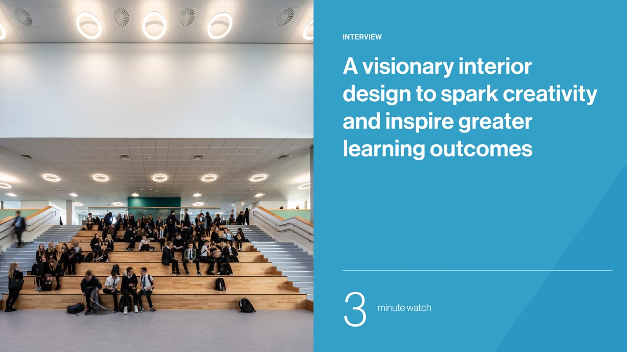 A visionary interior design to spark creativity and inspire greater learning outcomes