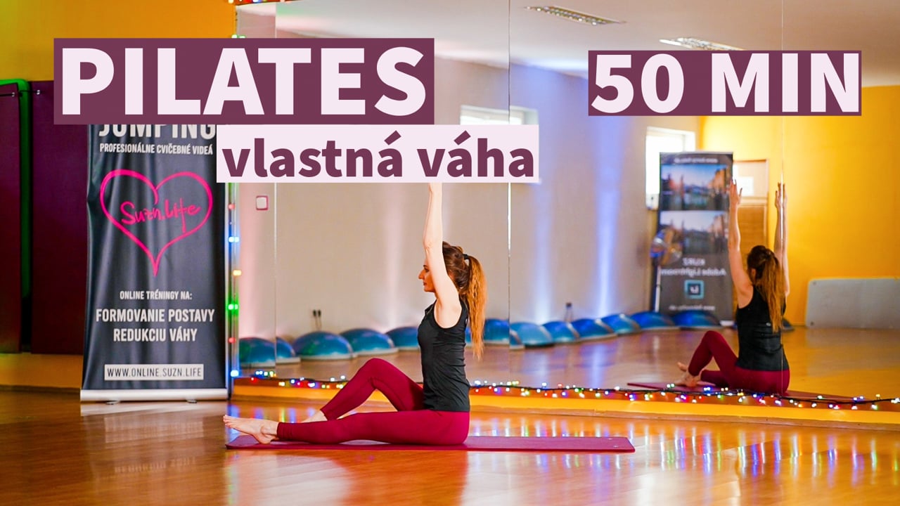 PILATES na doma vlastná váha 50 MIN (P24) | foto