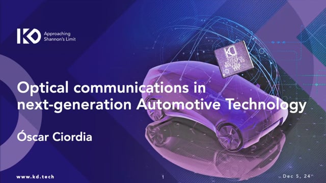 Optical communications in next-generation automotive technology