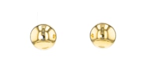 Italian 10mm 10kt Yellow Gold Ball Stud Earrings