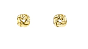 Italian 10kt Yellow Gold Petite Love Knot Earrings