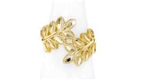 10kt Yellow Gold Leaf Ring