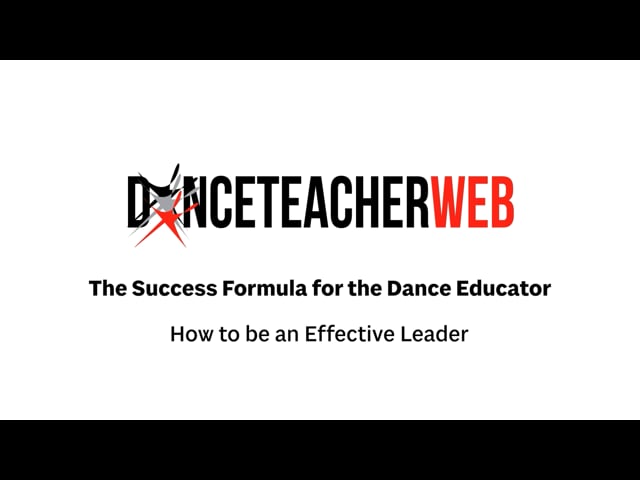 DanceTeacherWeb | Online Dance Classes | Videos - How to Be an ...