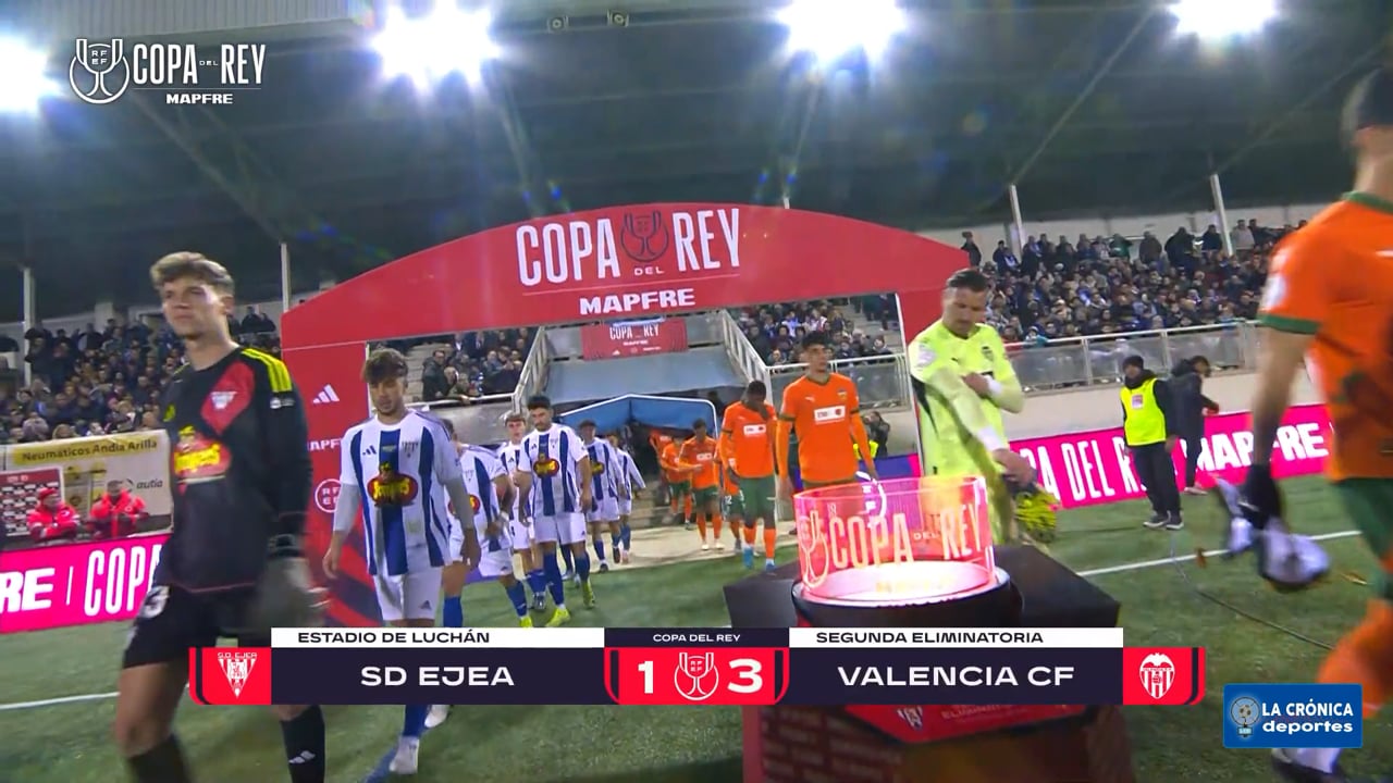 (RESUMEN Y GOLES) SD Ejea 1-3 Valencia CF / Copa del Rey - Segunda Eliminatoria