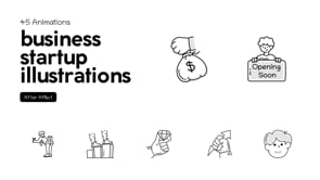 Animated Business Icon Set, an Outline Icon by Vectors Market (Thumbnail 5 of 5)