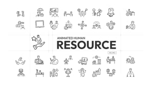 HR Animated Icon Collection