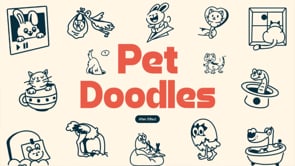 Animated Pet Doodle Icons, an Outline Icon by Vectors Market (Thumbnail 4 of 4)