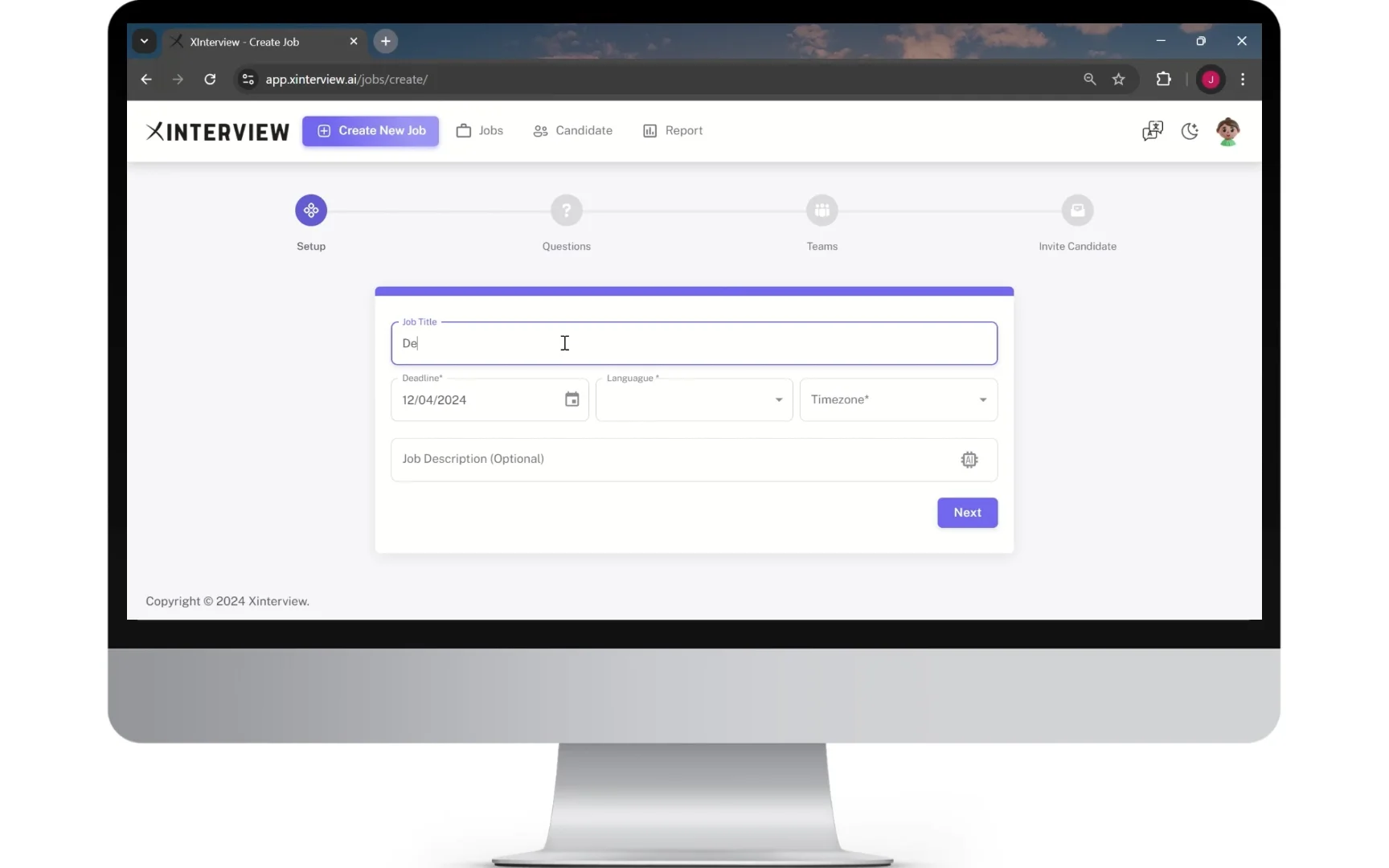 xinterview monitor tutorial