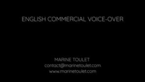 English Showreel // MARINE TOULET // Commercial Voice-Over