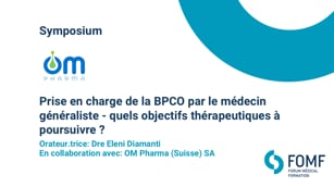 Prise en charge de la BPCO par le médecin généraliste - quels objectifs thérapeutiques à poursuivre ?