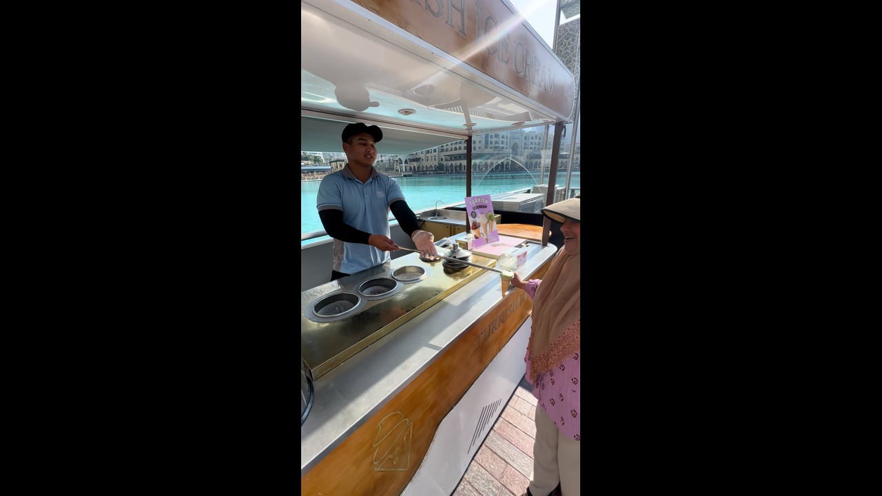 Turkish Ice Cream in Dubai