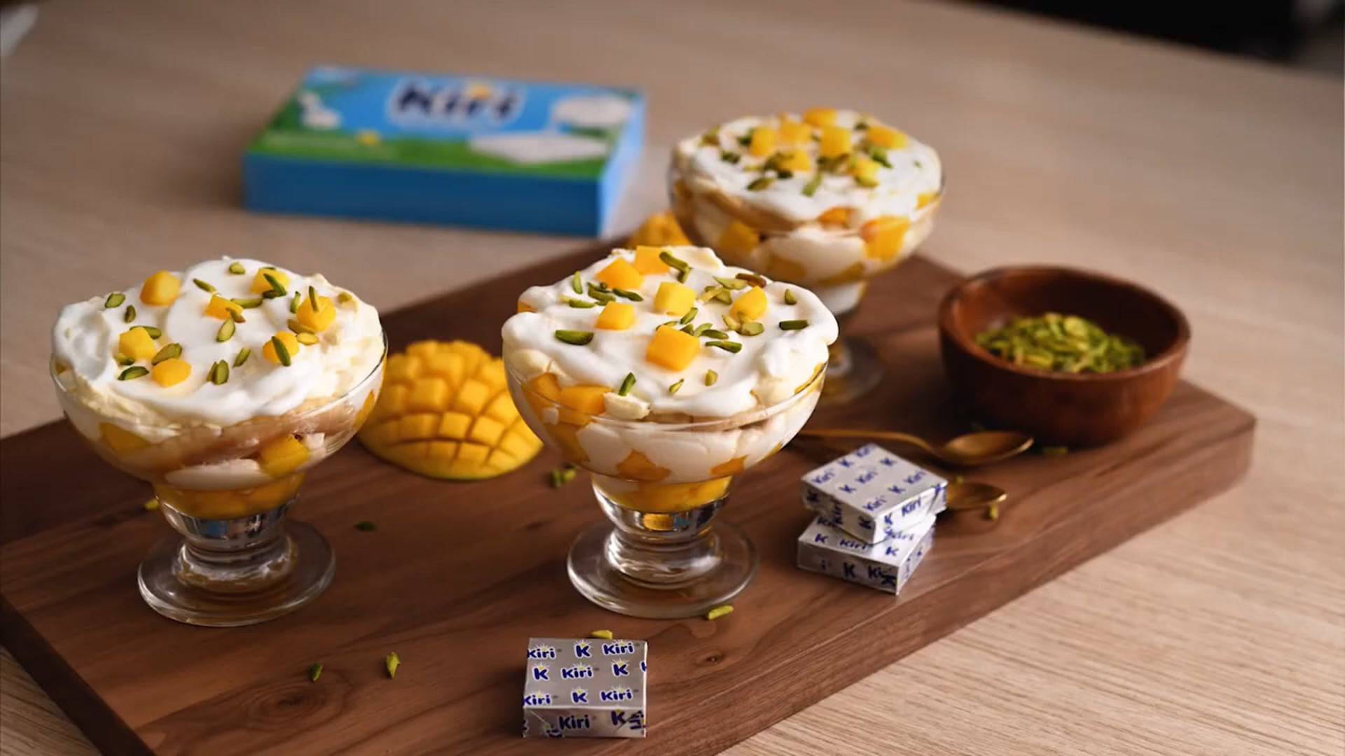 Kiri Recipe X Mango Trifle