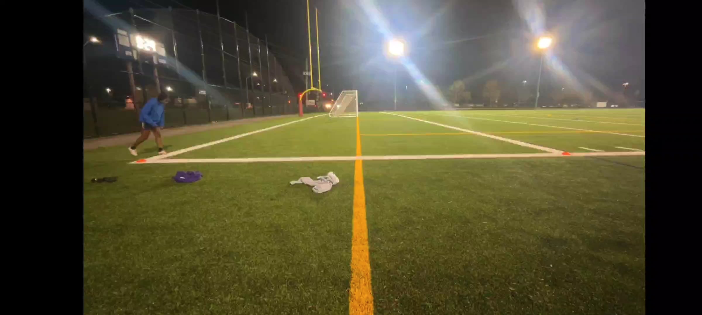Watch britney messam's 10 Yard Dash: 1.7 seconds