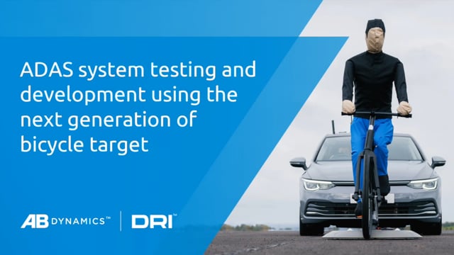 ADAS system testing and development using the next generation of bicycle target