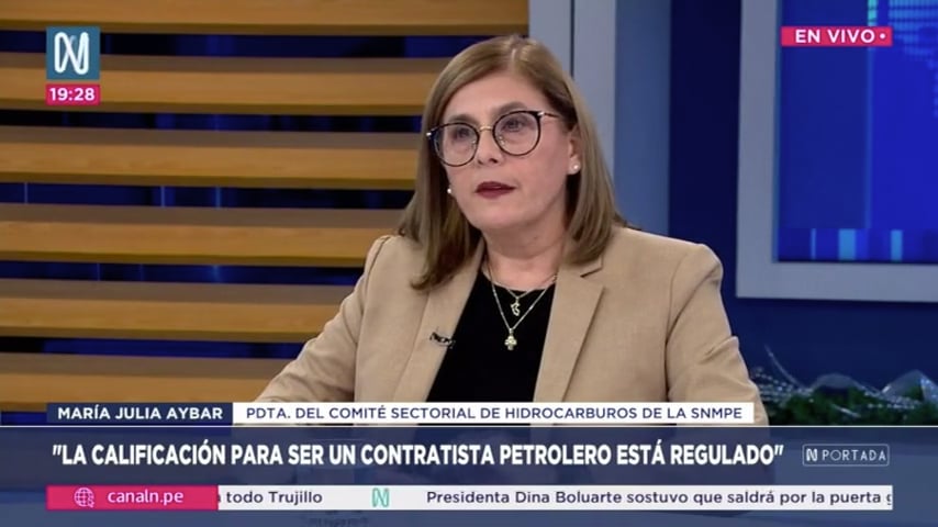 Entrevista a María Julia Aybar en Canal 8