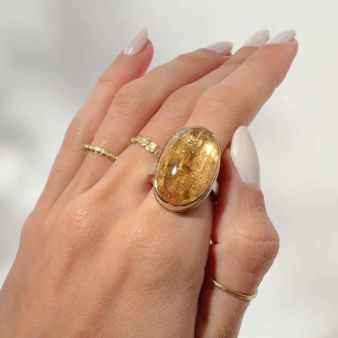 Oval Imperial Topaz Ring by Jamie Joseph - NEWTWIST