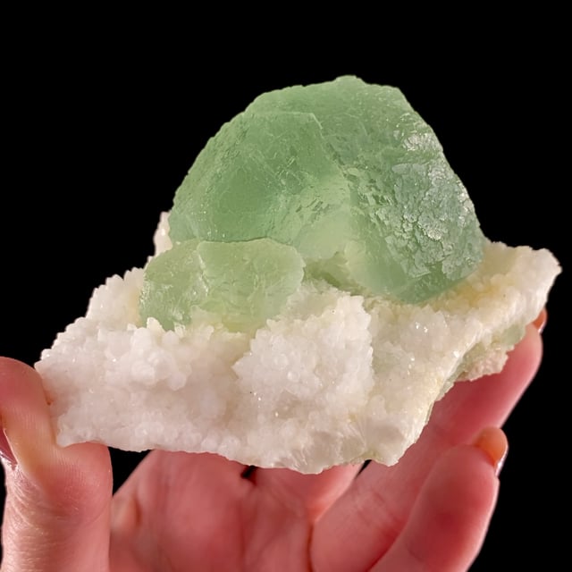 Fluorite on Quartz