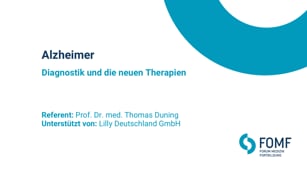 Alzheimer-Diagnostik und die neuen Therapien