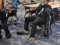 College Destress Day Body Compression